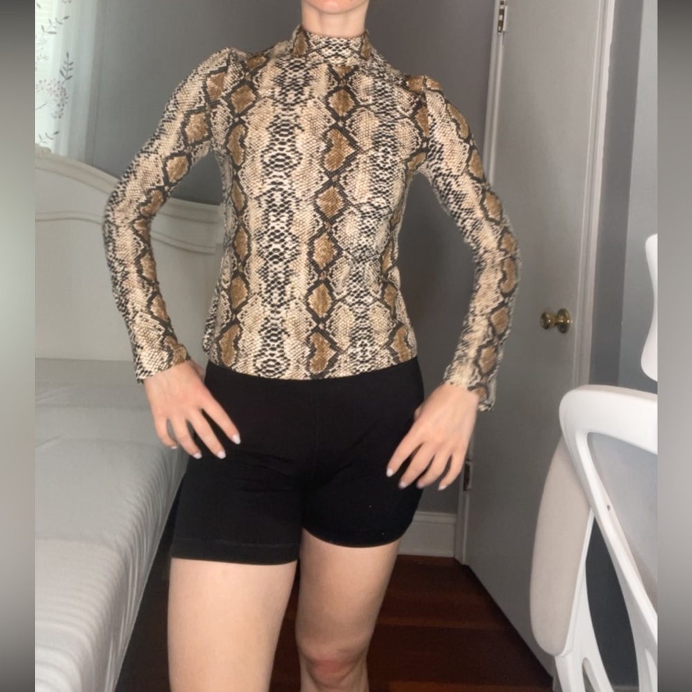 Print long sleeve shirt